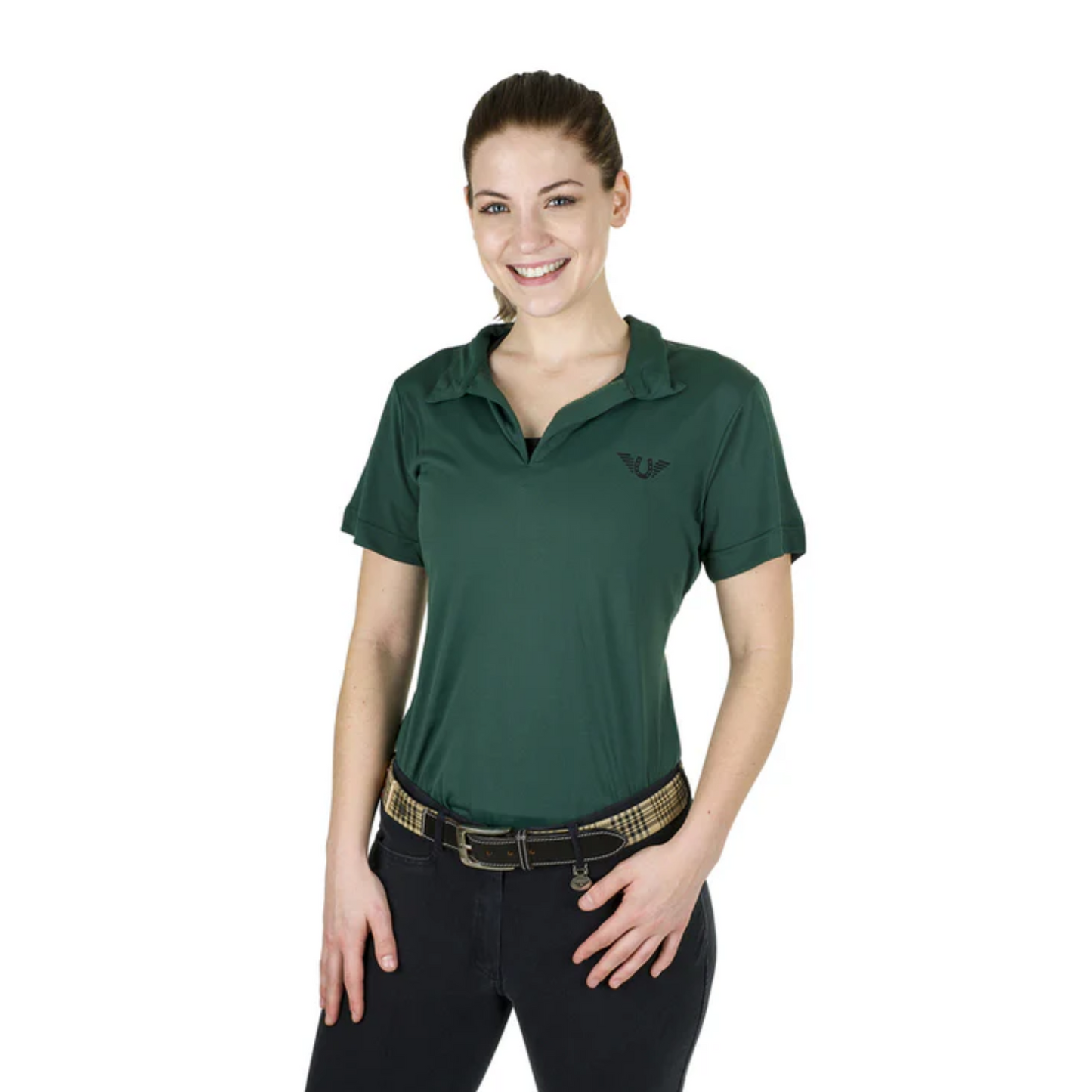 TuffRider Ladies Taylor Short Sleeve Polo Shirt