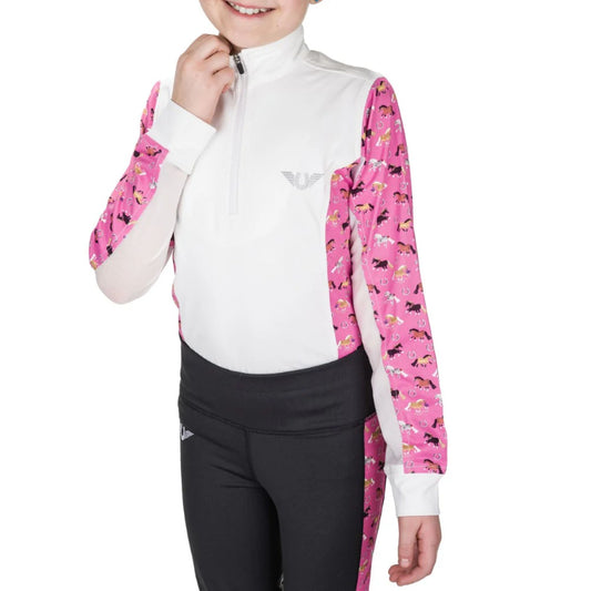 TuffRider® Children's Puff Ponies Long Sleeve Show Shirt