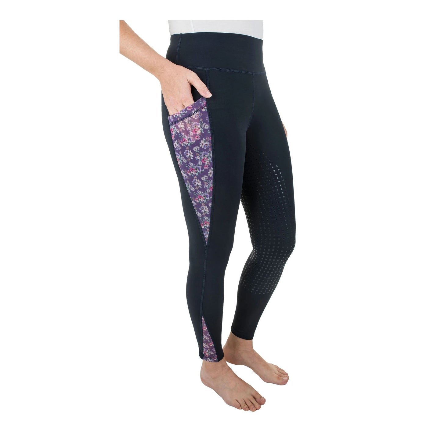 Tuffrider Ladies Minerva 3 Season Printed Full Seat Riding Tights