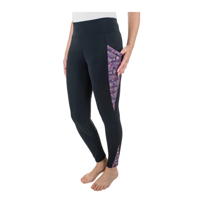 Tuffrider Ladies Minerva 3 Season Printed Knee Patch Tights