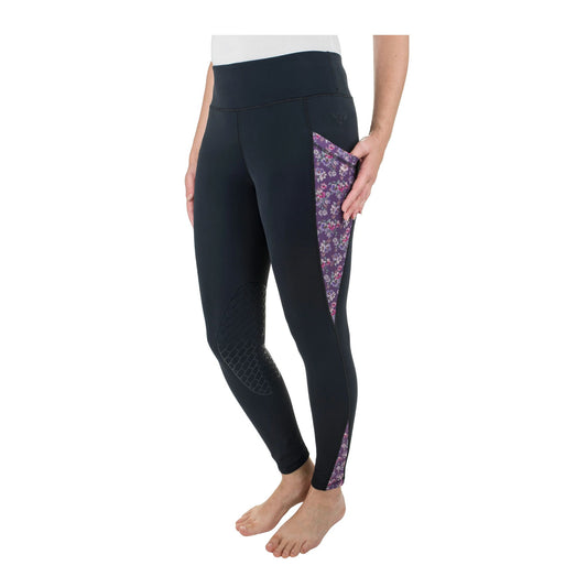 Tuffrider Ladies Minerva 3 Season Printed Knee Patch Tights