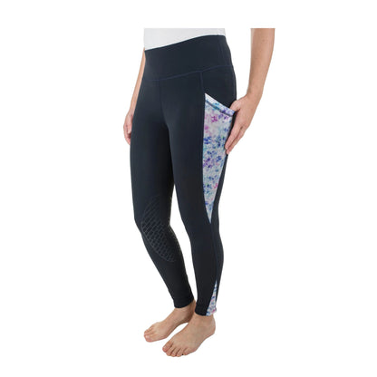 Tuffrider Ladies Minerva 3 Season Printed Knee Patch Tights