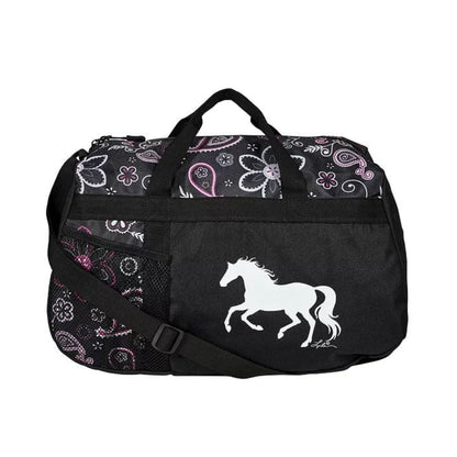 AWST Int'l Lila Galloping Horse Duffel Bag