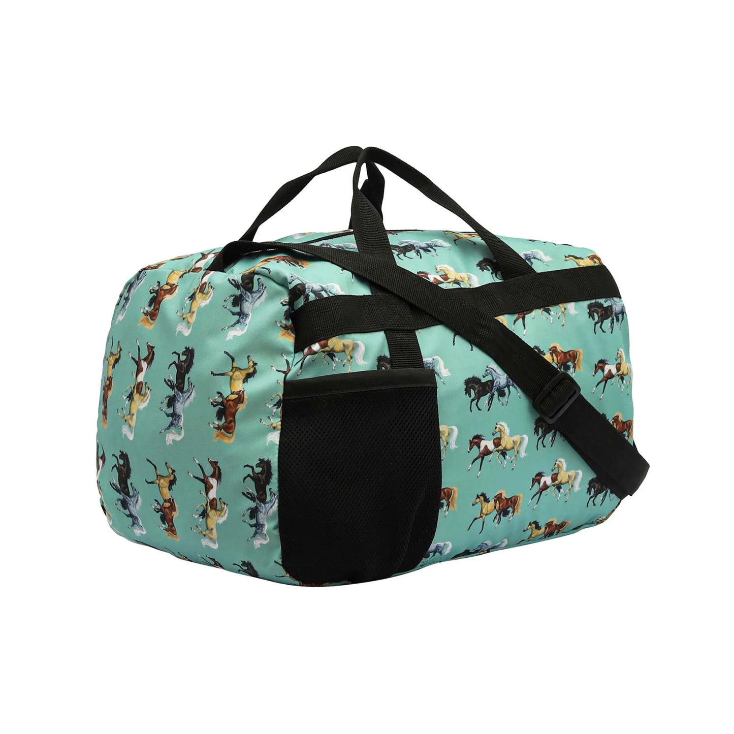 AWST Int'l Lila Horse Pairs Duffel Bag