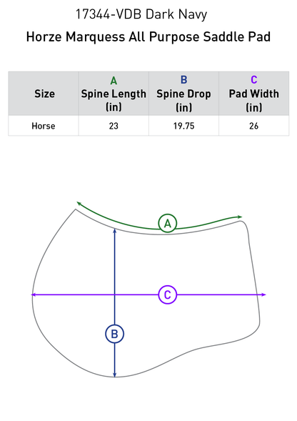 Horze Marquess All Purpose Saddle Pad