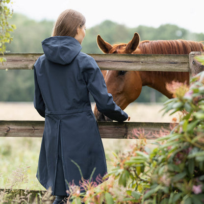 Horze Anna Womens Softshell Riding Jacket, Ink Navy