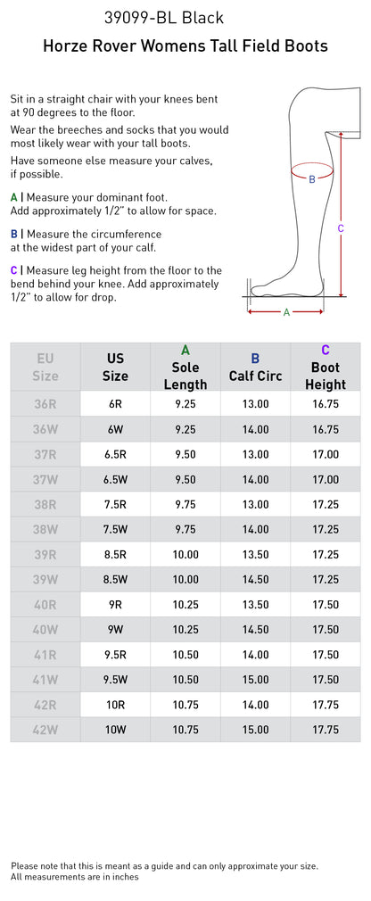 Horze Rover Womens Tall Field Boots