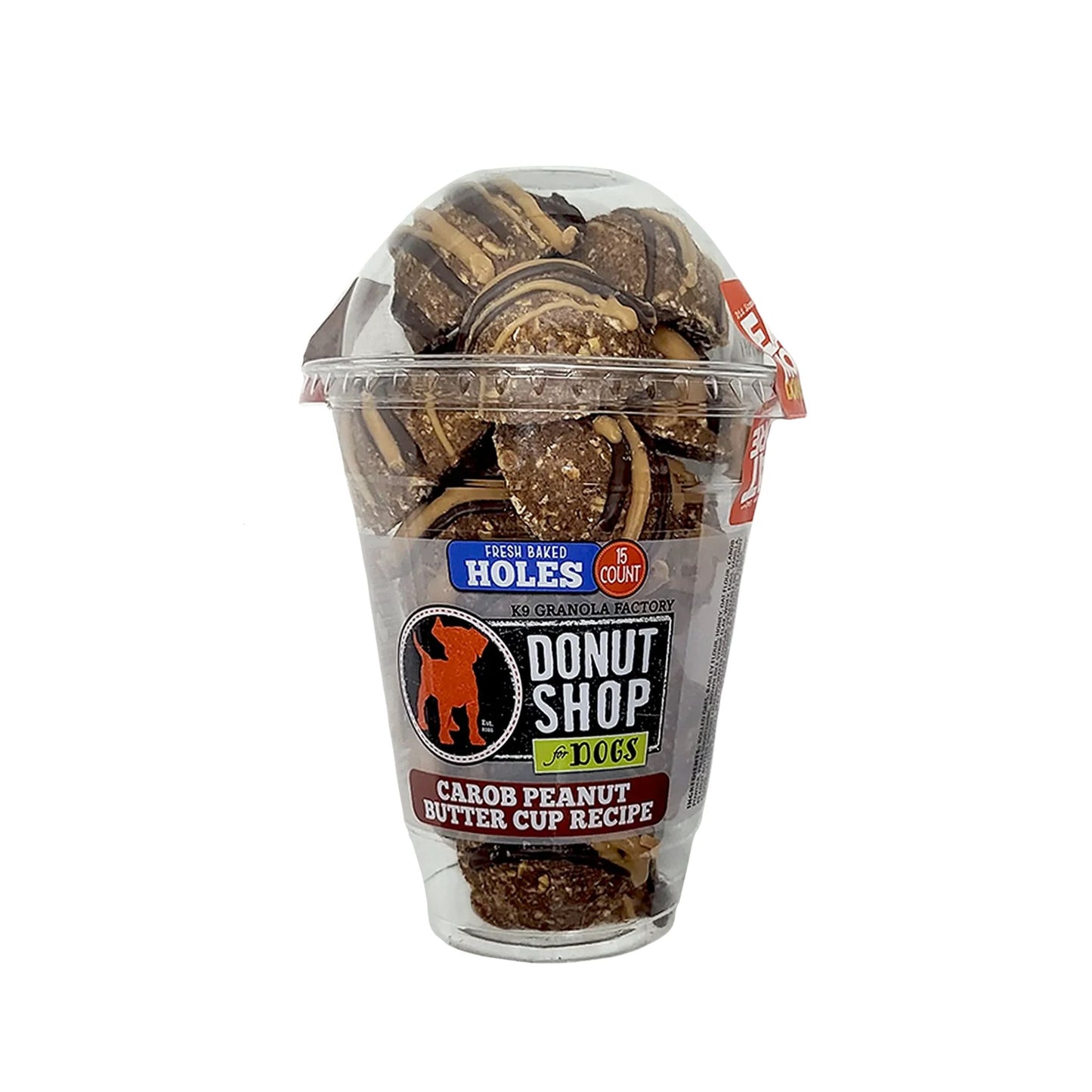 K9 Granola Factory Donut Holes Horse Treats, Carob Peanut Butter Cup