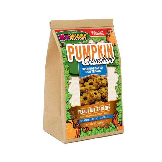 K9 Granola Factory Pumpkin Crunchers Peanut Butter & Banana Horse Treats